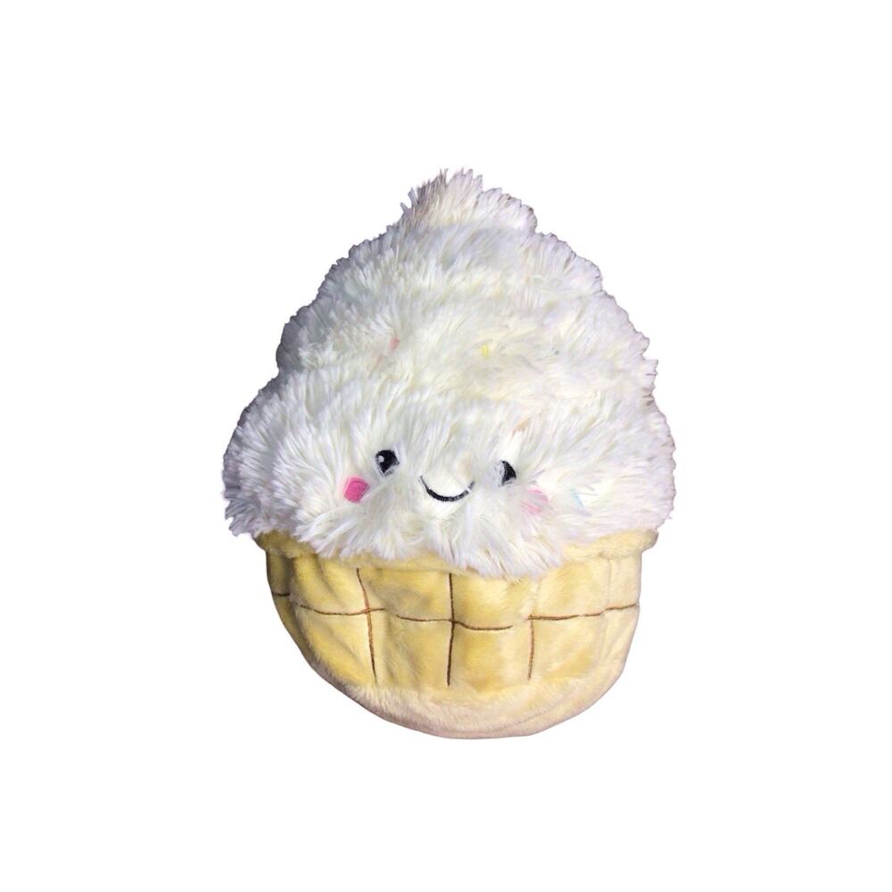 SQUISHABLE Minis Comfort Food 2016 Soft Serve Ice Cream Cone w/ Sprinkles Plush